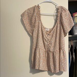Floral Print Women's Top